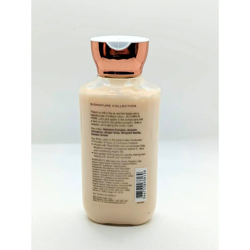 Bath & Body Works Sweet Cinnamon Pumpkin Body Lotion 8oz Shea Vitamin E